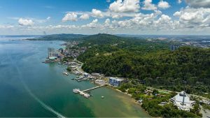 peta Sandakan Sabah lokasi tarikan utama