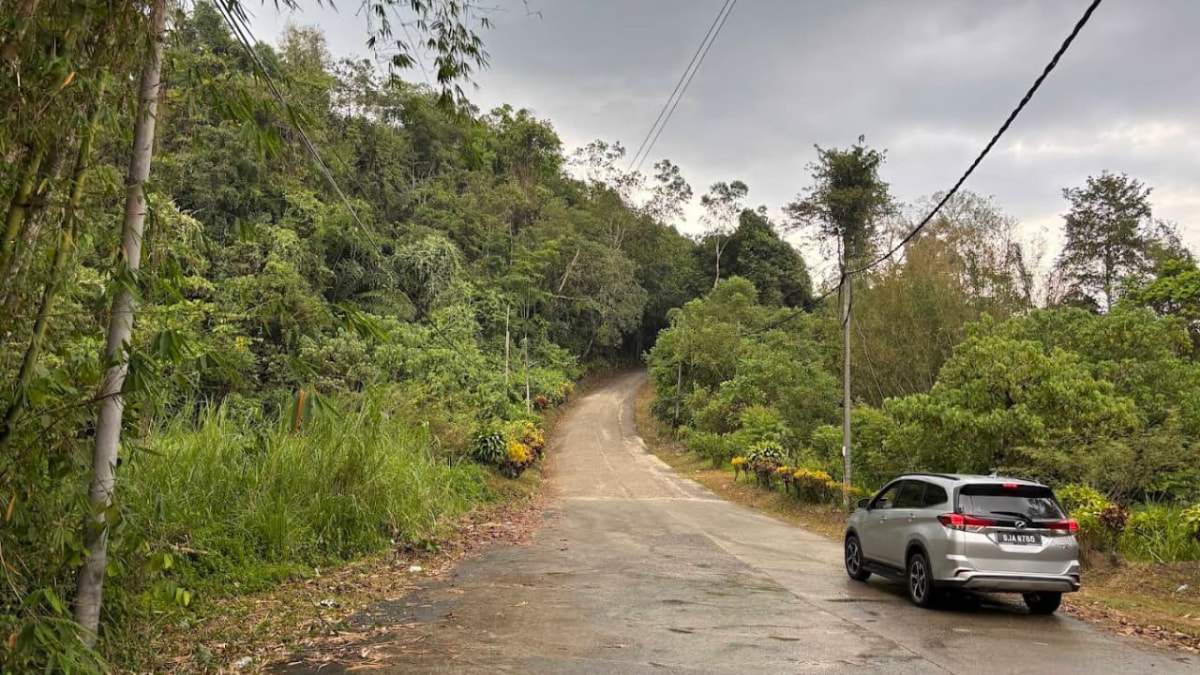Laluan jalan raya melalui Ranau menuju ke Sandakan